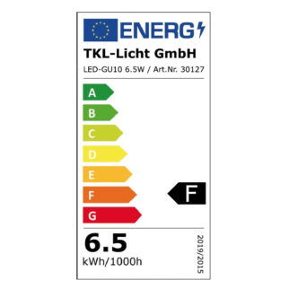 2021 Energie Label LED-GU10 6.5W 2700K Shop