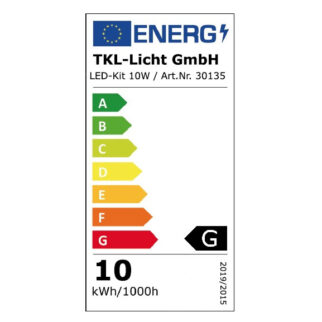 2021 Energie Label LED-Kit 10W 2700K IP44 1-10V Shop