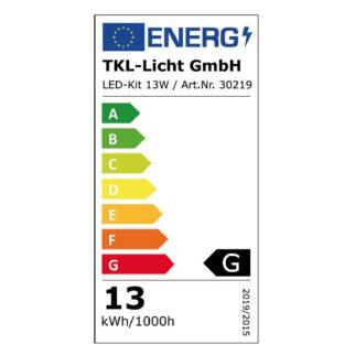 2021 Energie Label LED-Kit 13W D2W Shop